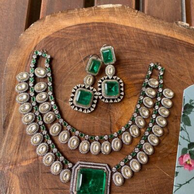 Victorian Statement Polki Set