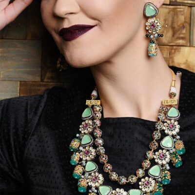 Sabyasachi Inspired Polki Choker Set