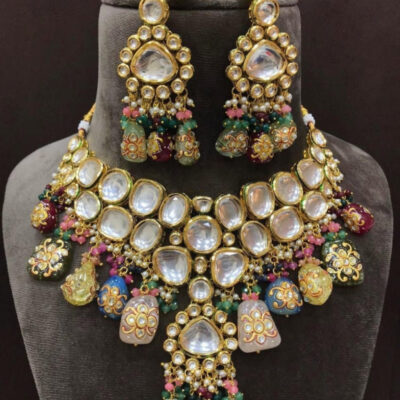 Gold Plated High Quality Choker Necklace Set