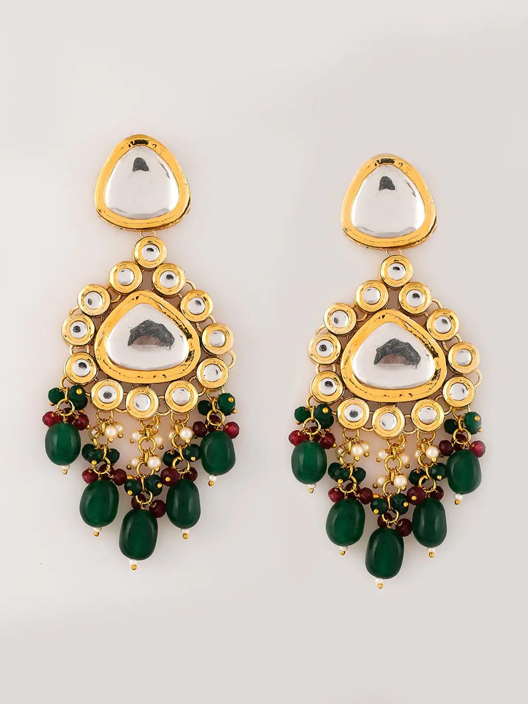 Gold Plated Wedding Maang Tika & Necklace Set - Image 5