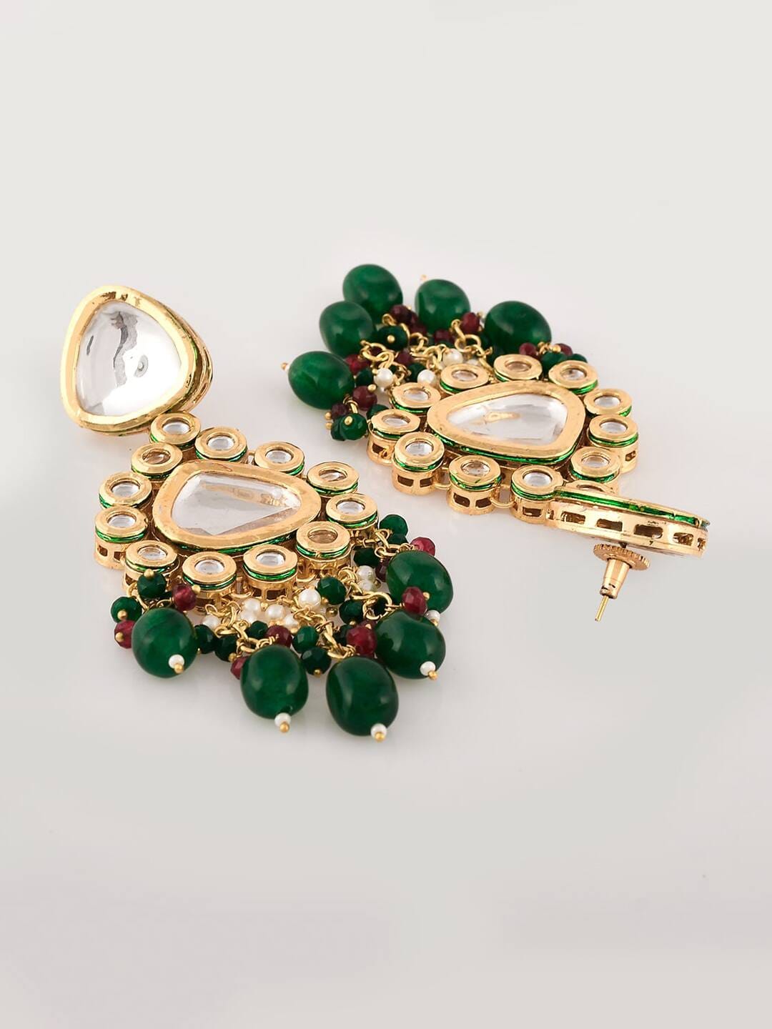Gold Plated Wedding Maang Tika & Necklace Set - Image 6