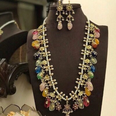 Kundan Long Ranihaar Necklace