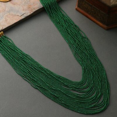 Green Onyx Long Necklace