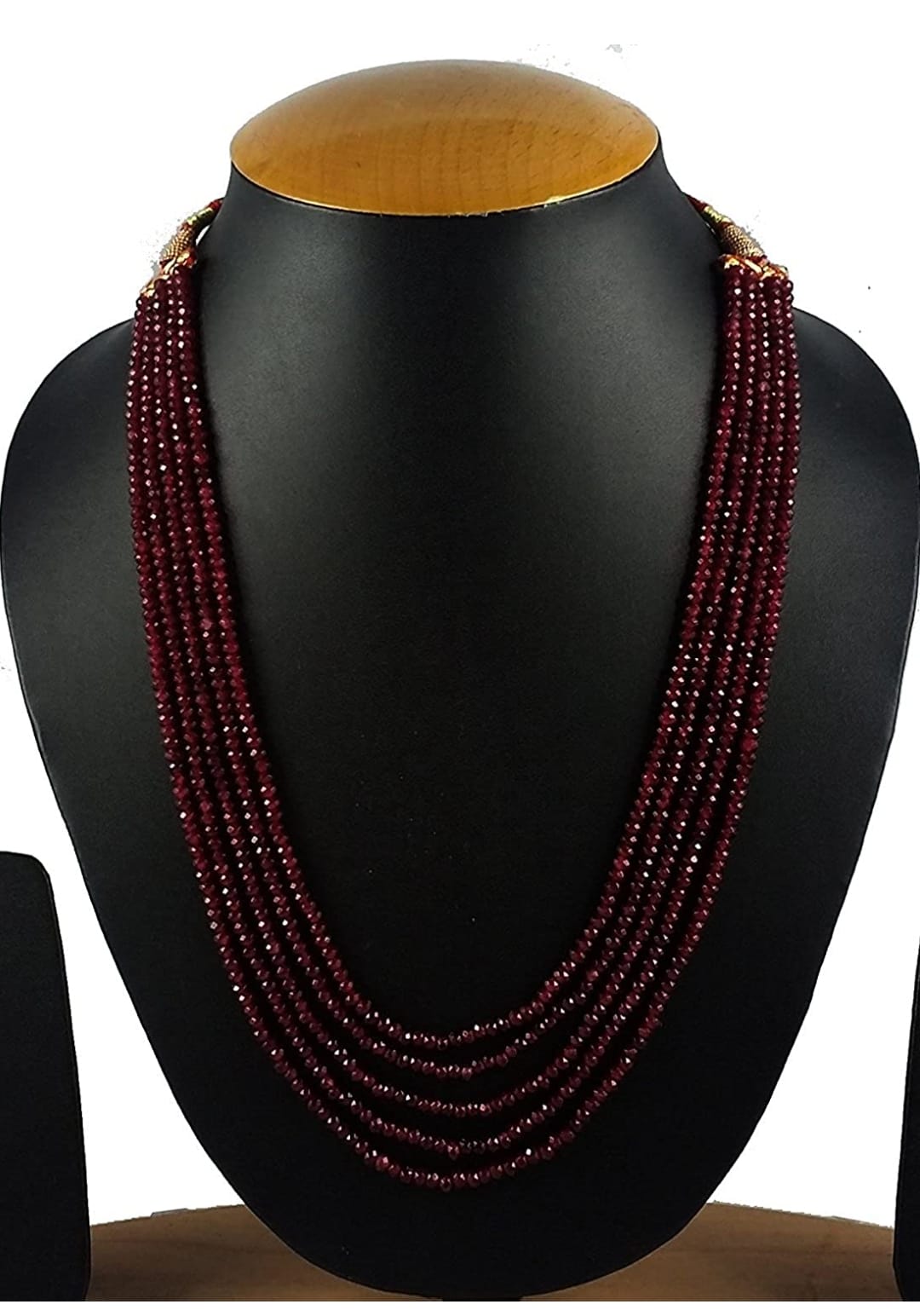 Maroon Onyx Necklace