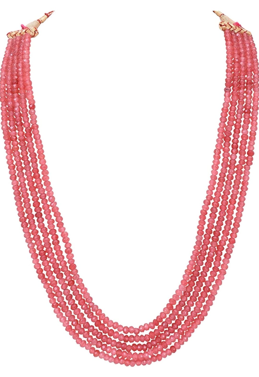 Pink Onyx Long Necklace - Image 2