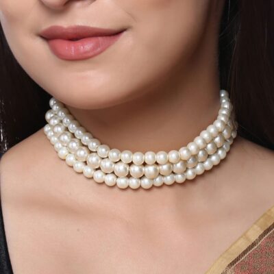 Women Pearl Layered Necklace