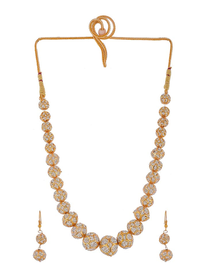 Beautiful Long Necklace With Earring - Image 3