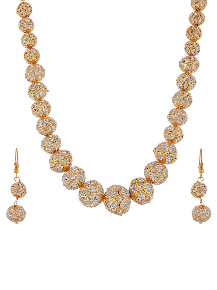 Beautiful Long Necklace With Earring - Image 4