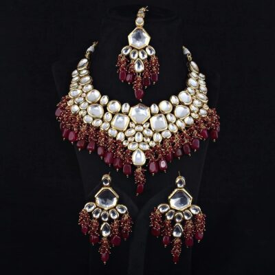 Kundan Choker Necklace Set