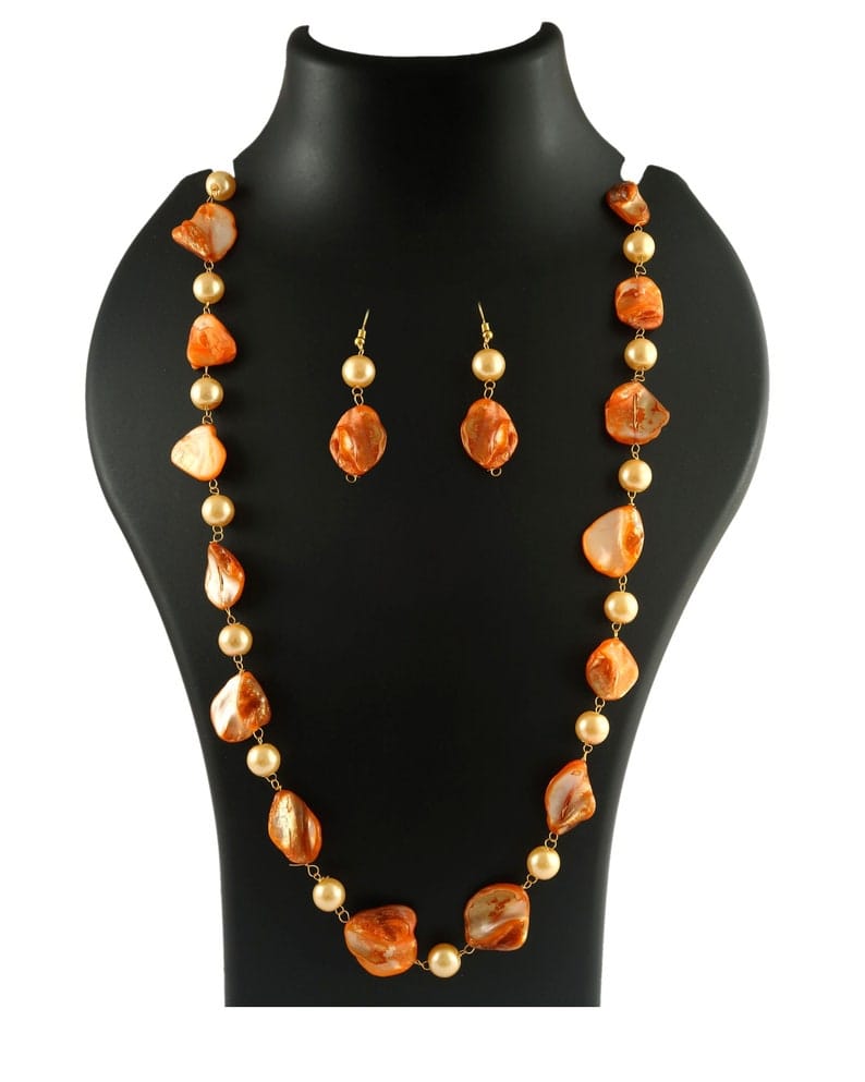 Mother Of Pearl Necklace Set - Image 2