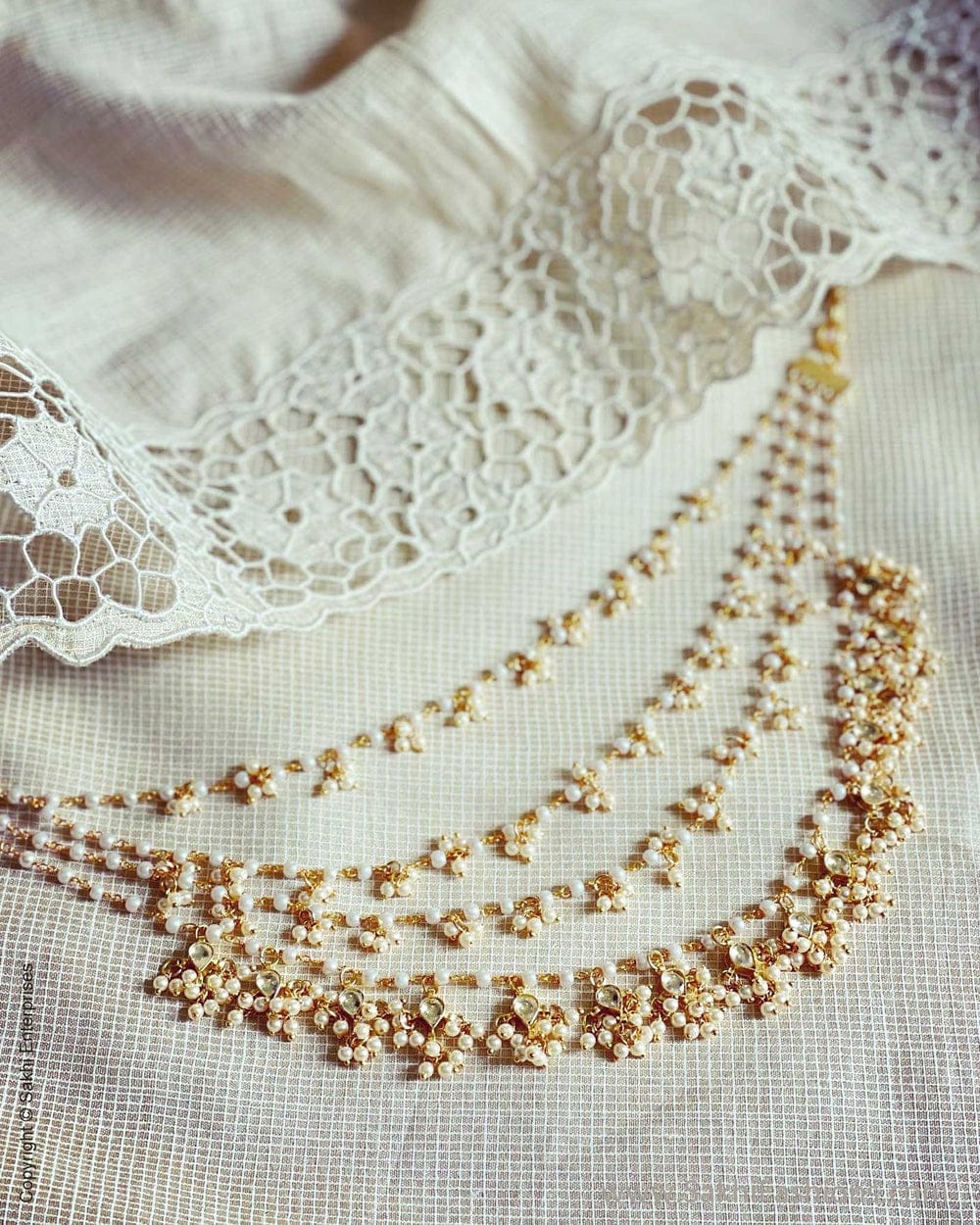 Indian Gold Jewellery Choker Set
