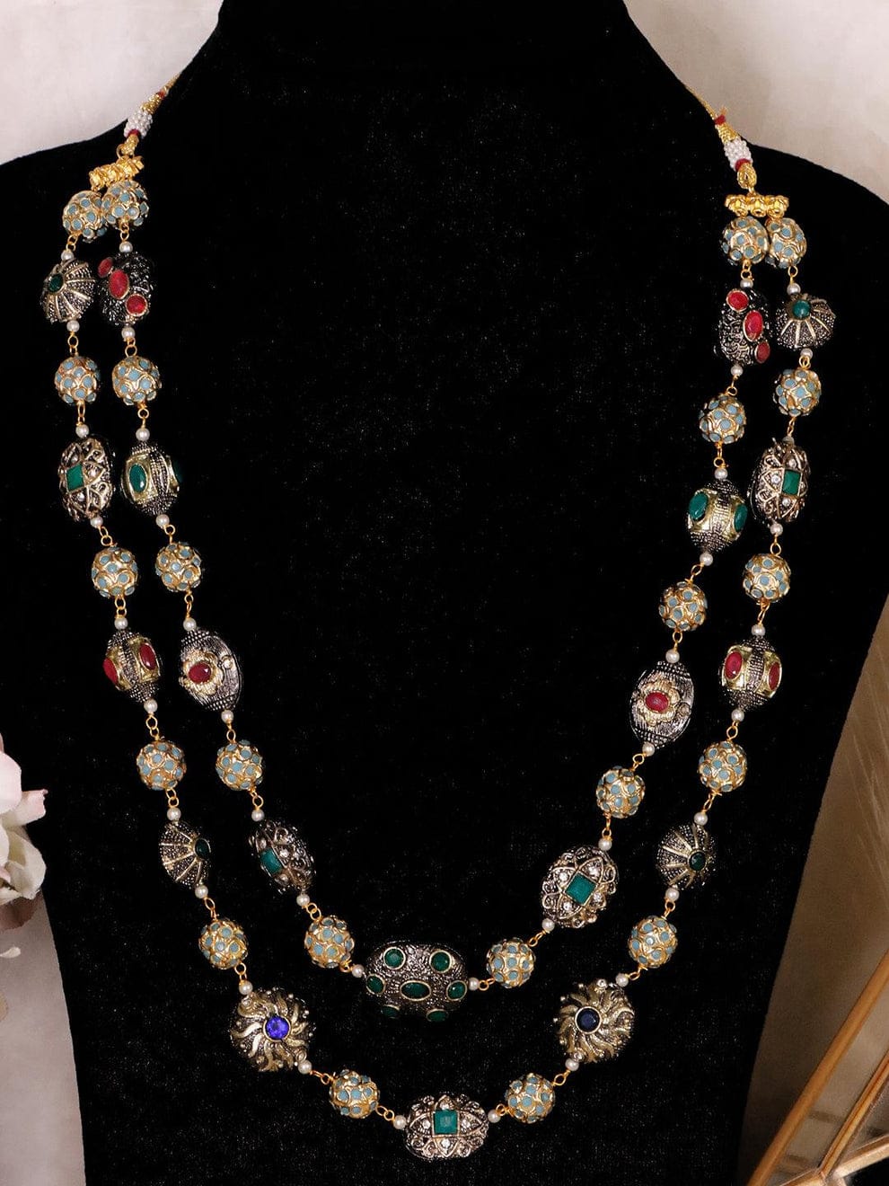 Multi Beads Necklace For Women