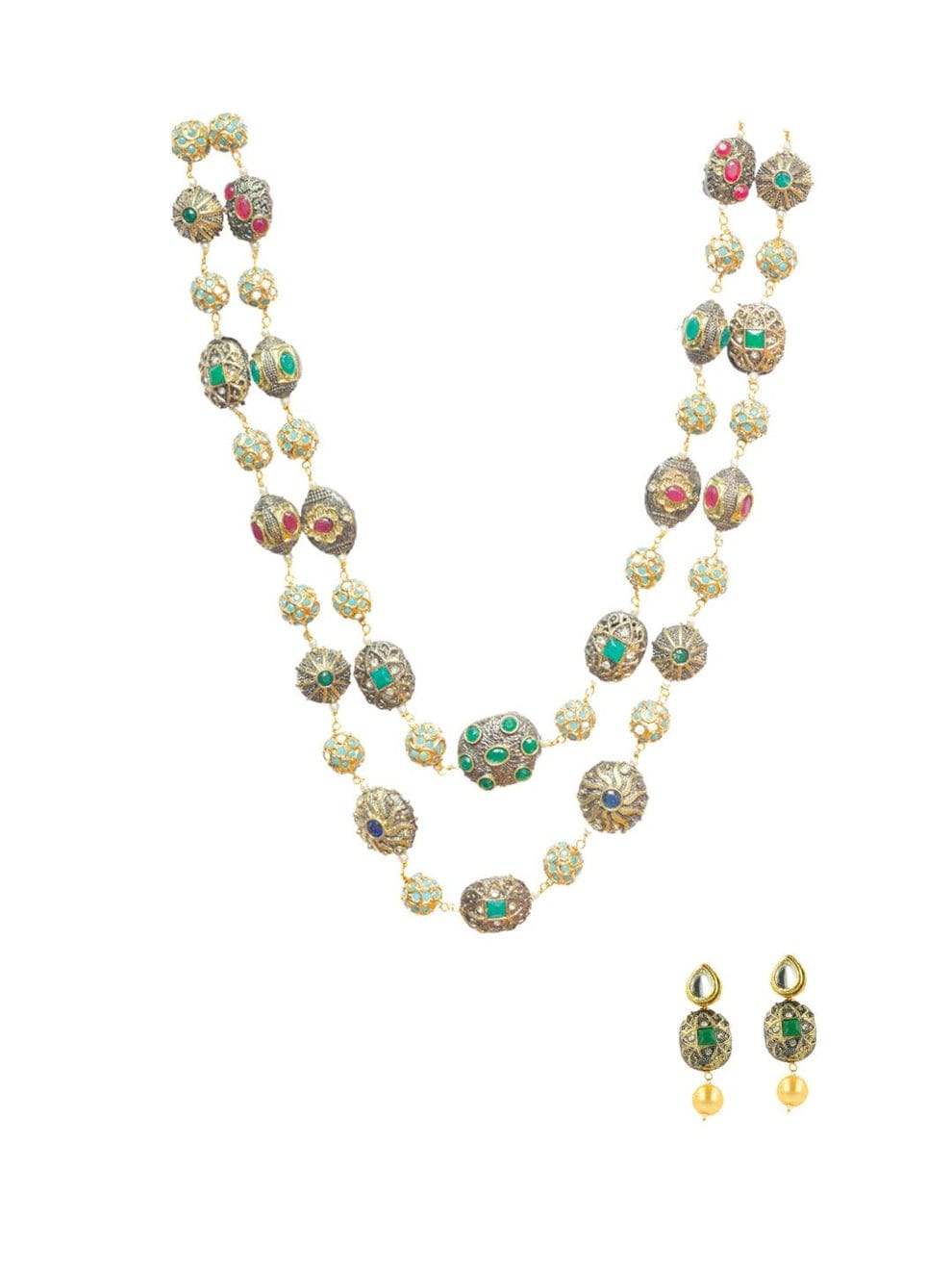 Multi Beads Necklace For Women - Image 3