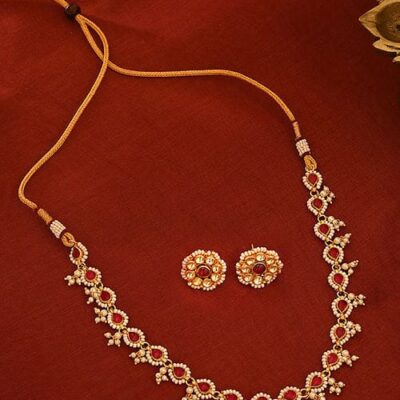 Women Gold Slip On Brass Necklace