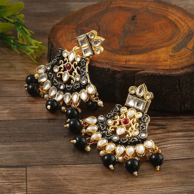 Gold Plated Long Jewellery Set - Image 5