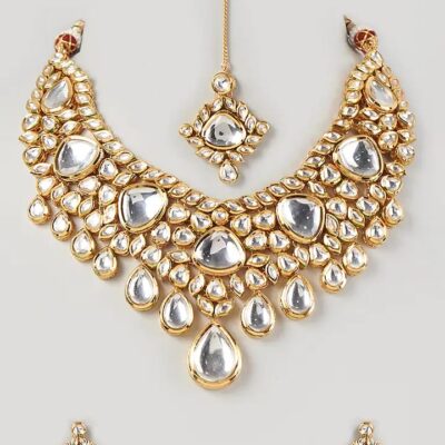 Sabyasachi Inspired Designer Tanjore Kundan Necklace Haar Set