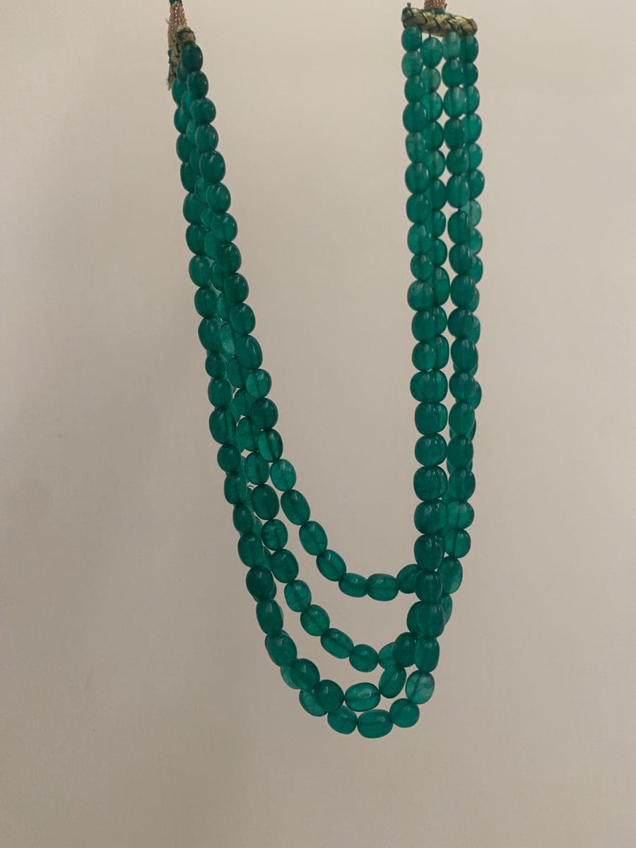 Emerald Green Long Necklce - Image 2