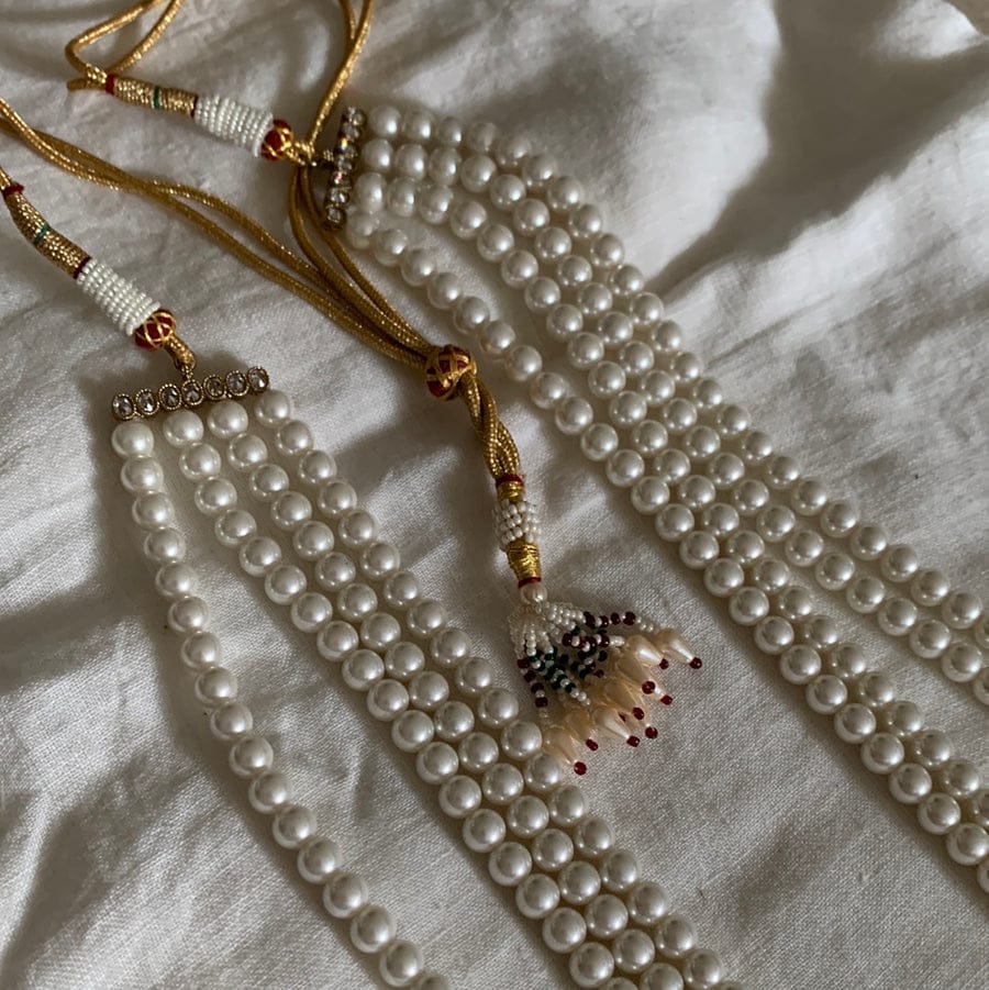 Four Pearl Strand Necklace - Image 3