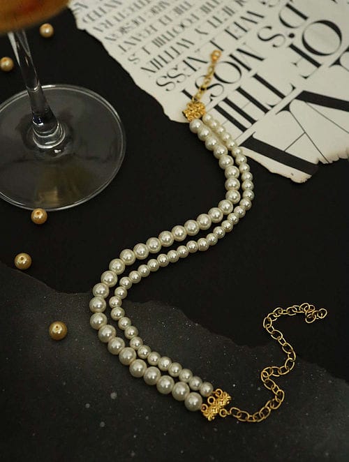Pearl Choker Necklace - Image 3