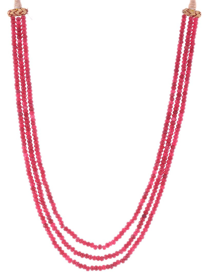 Maroon Onyx Long Necklace - Image 5