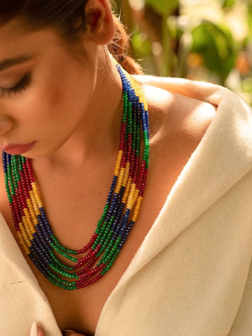 New Multi Onyx Necklace