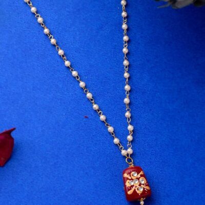 Long Pearl Necklace