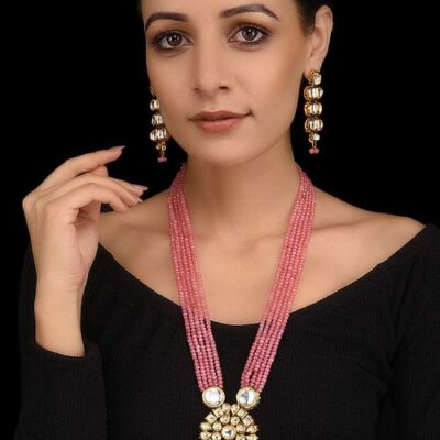 Long Polki Necklace
