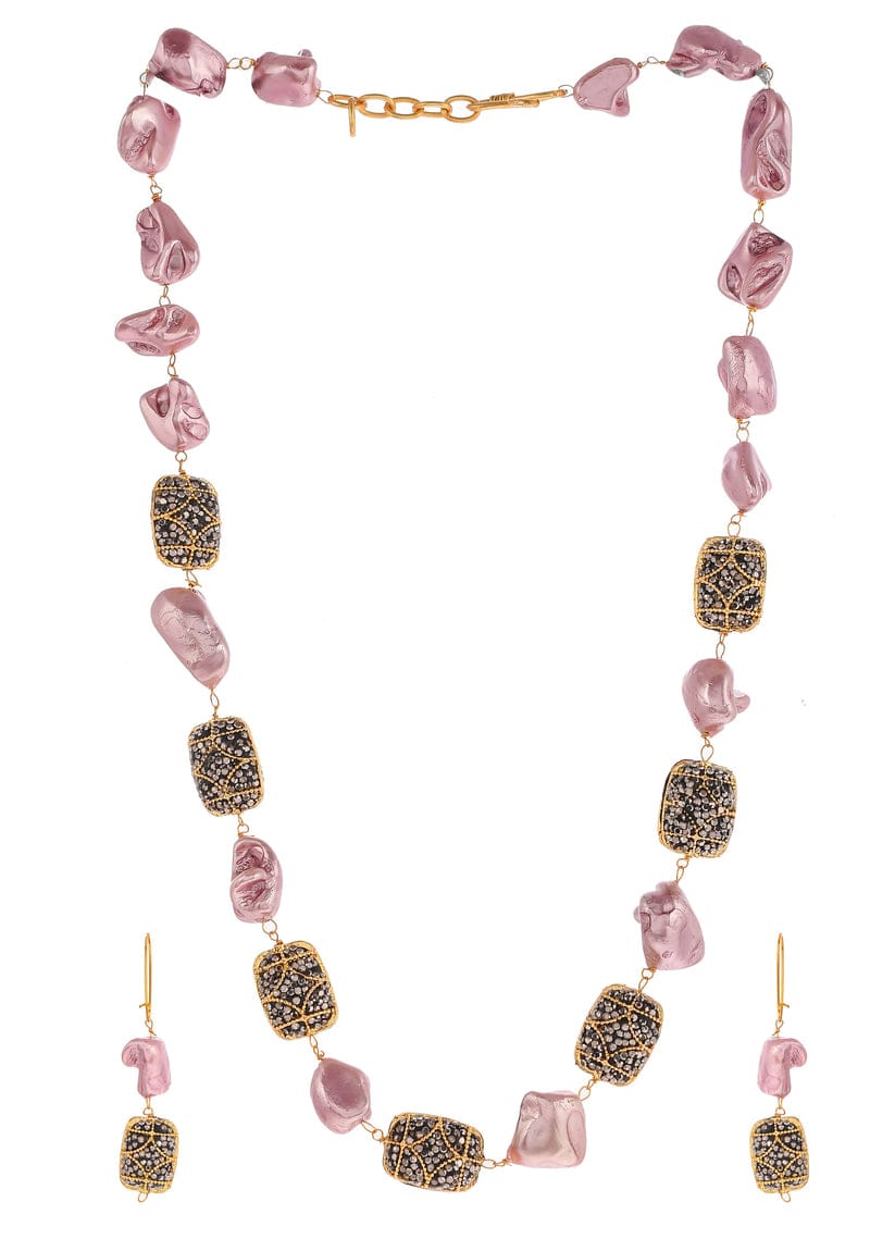 Gold Plated Multi Layered Unisex Necklace - Image 3