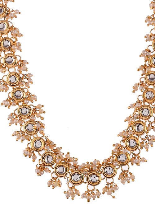 Elegant Traditional Long Pearl Necklace - Image 4