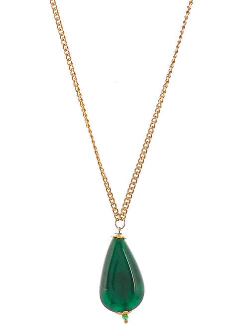 Gold Diamond Studded Pendant - Image 4