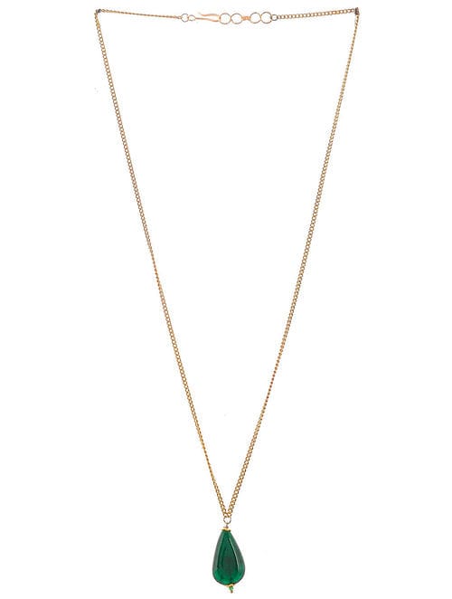 Gold Diamond Studded Pendant - Image 3