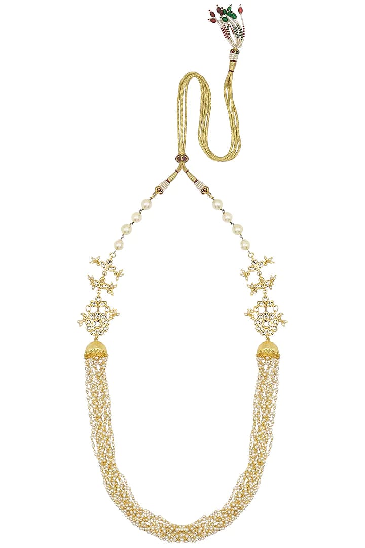 Pearl Beads Long Necklace - Image 2