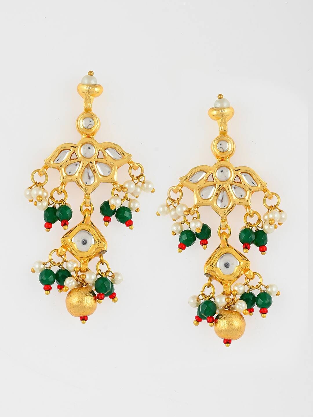 Gold Plated Multi Designer Necklace set - Image 3