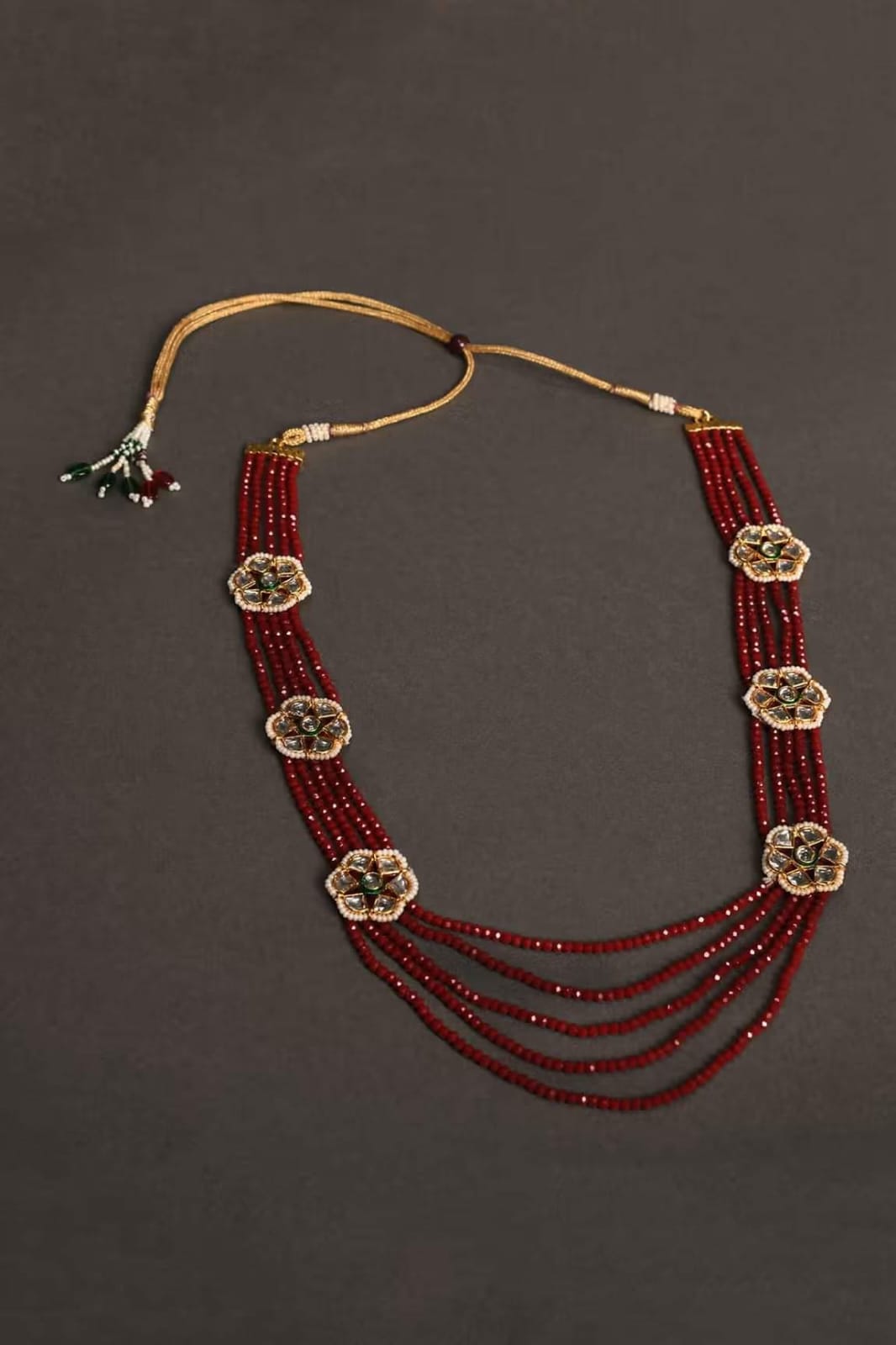 Long Pearl Necklace Set - Image 7