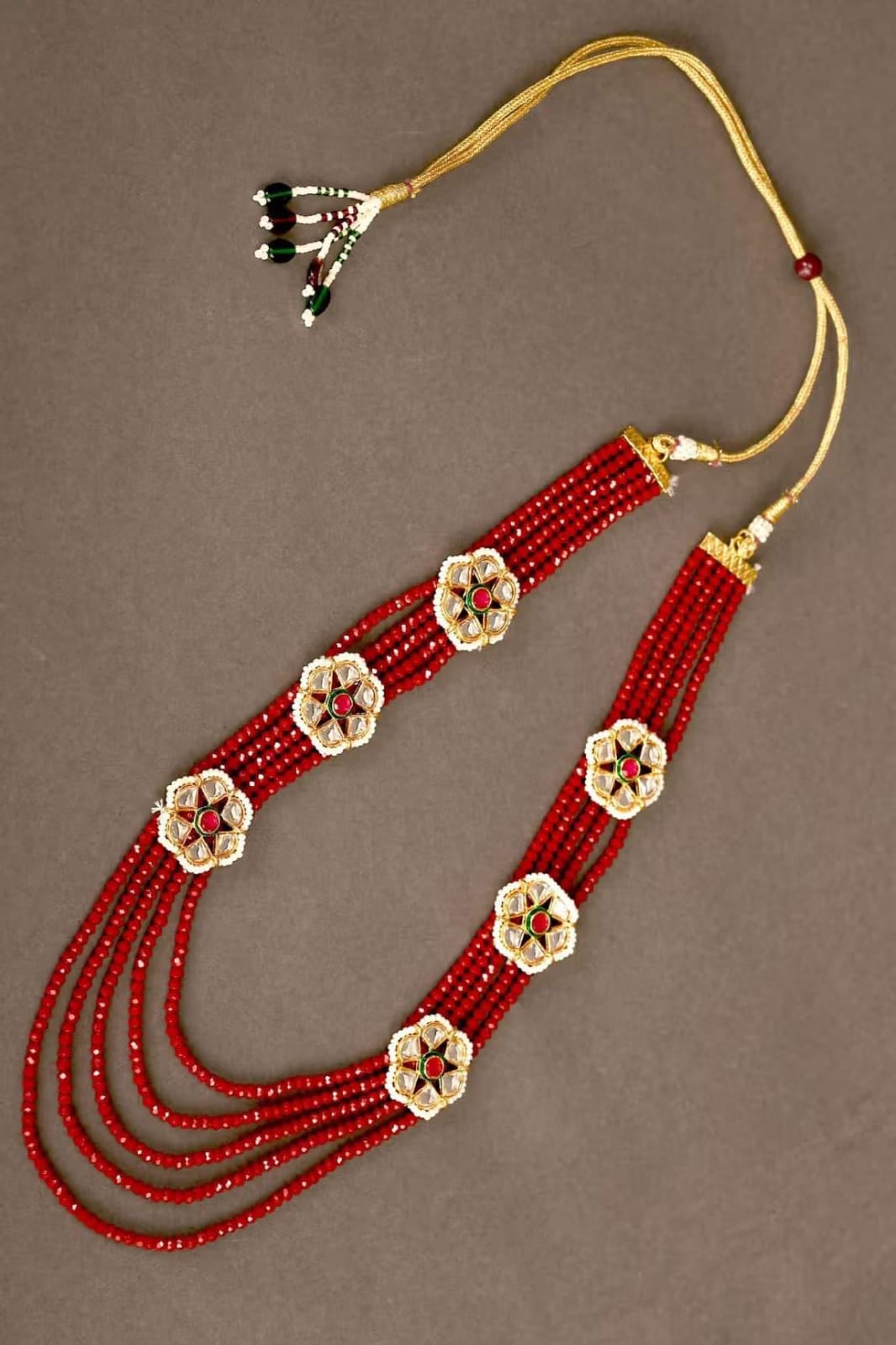 Long Pearl Necklace Set - Image 6