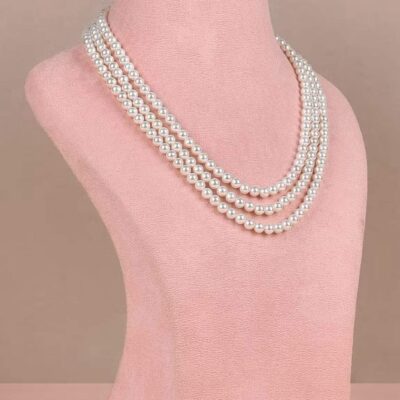 3-Strand Pearl Necklace