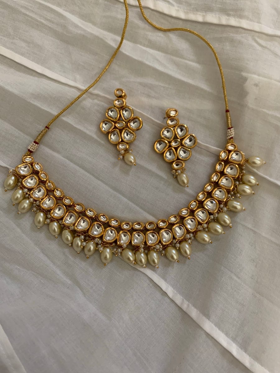 Gold Plated Diamond Necklace
