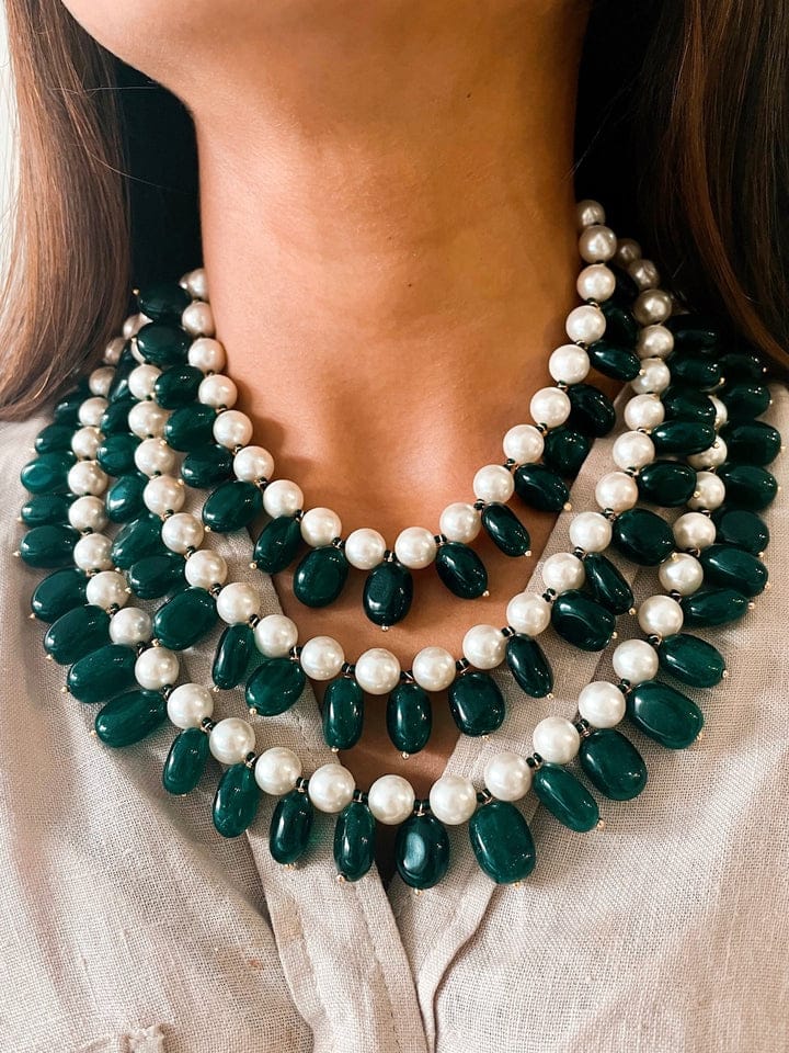 Pearl Cluster Premium Necklace