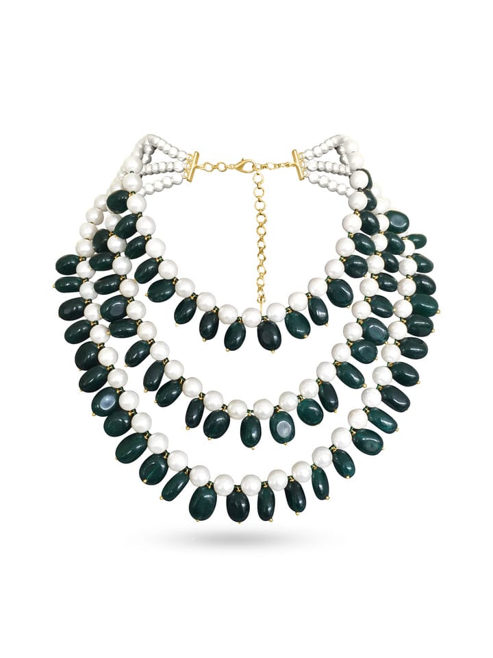 Pearl Cluster Premium Necklace - Image 3