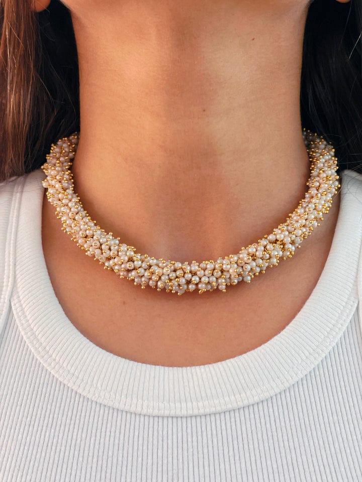 Pearl Cluster Premium Necklace - Image 2