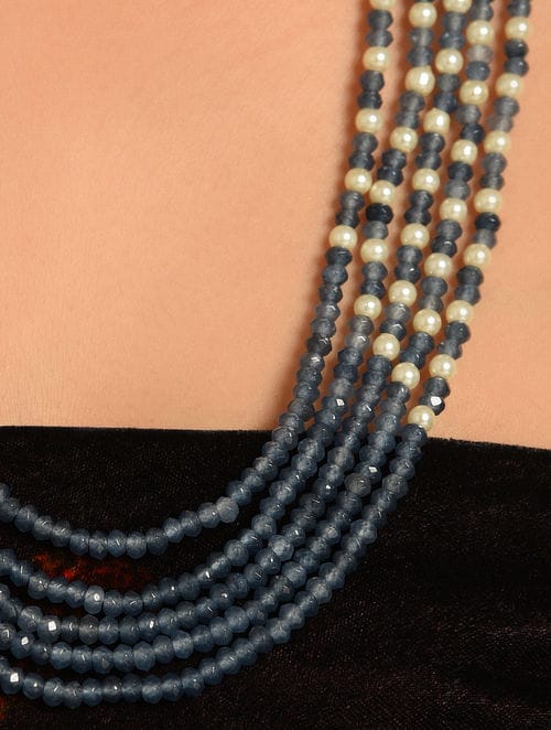Blue onyx Necklace Mala - Image 3