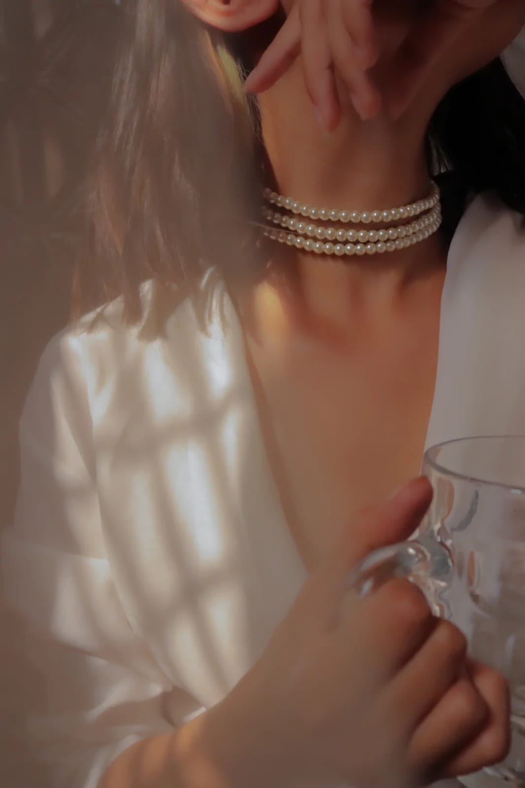 Fine White Pearls Necklace - Image 3