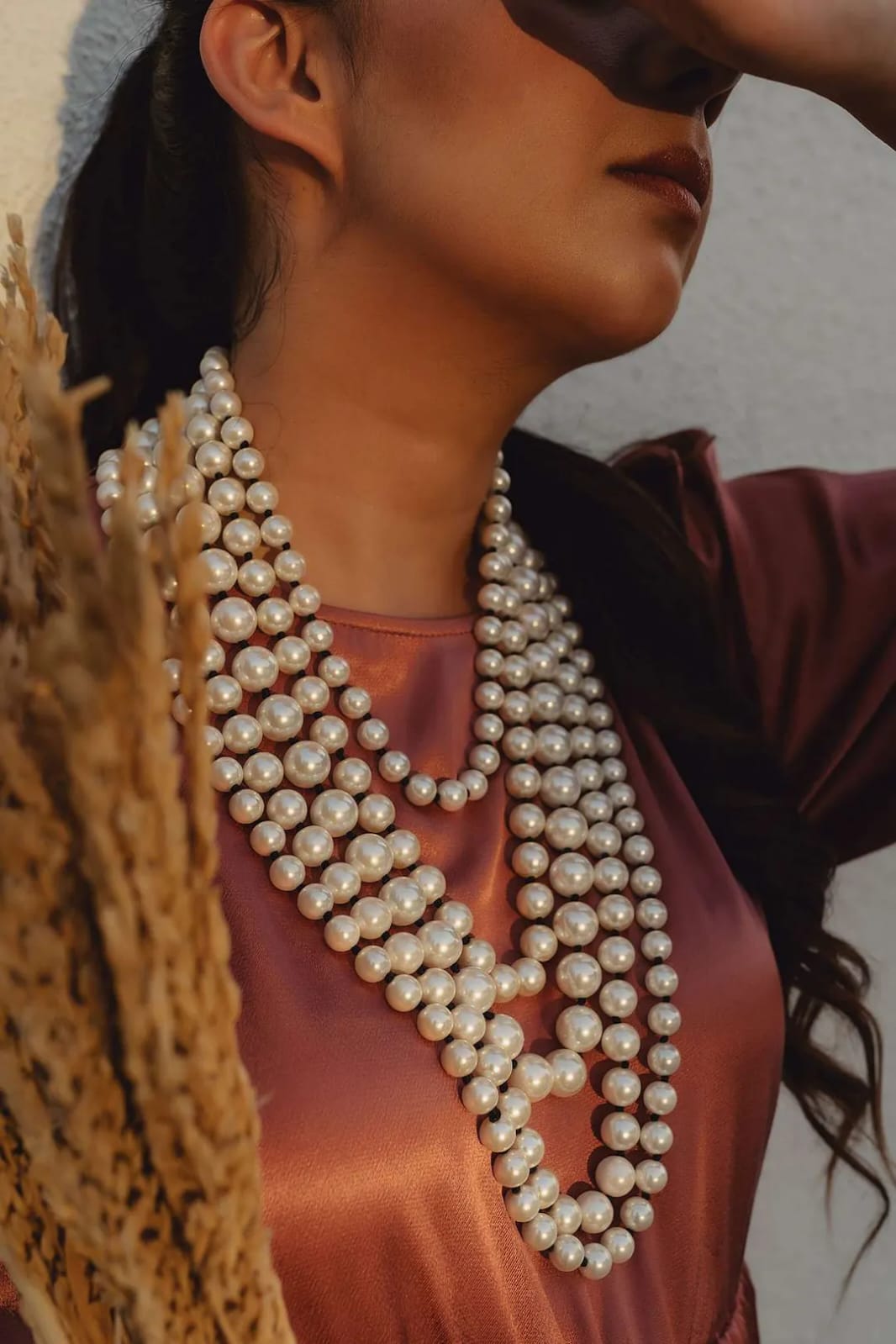Fine White Pearls Necklace