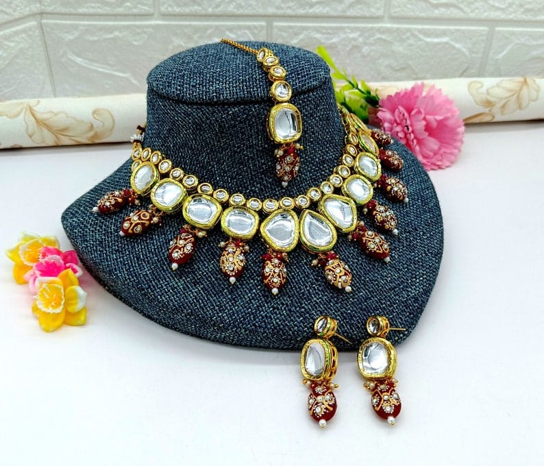 Fine Kundan Necklace - Image 4