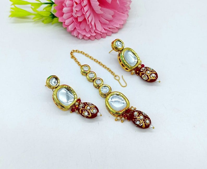 Fine Kundan Necklace - Image 7