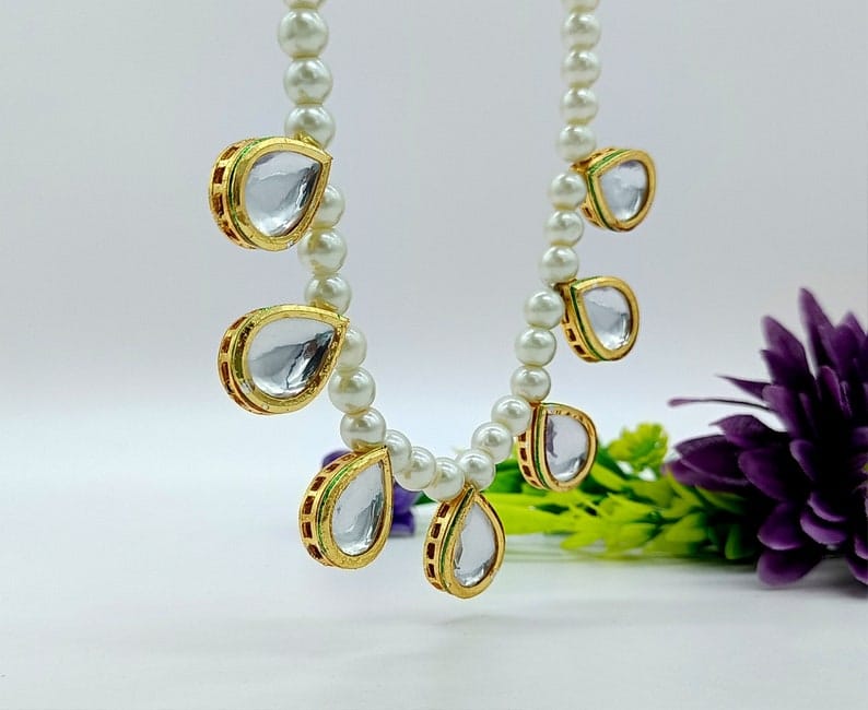 Fine Kundan Necklace - Image 3