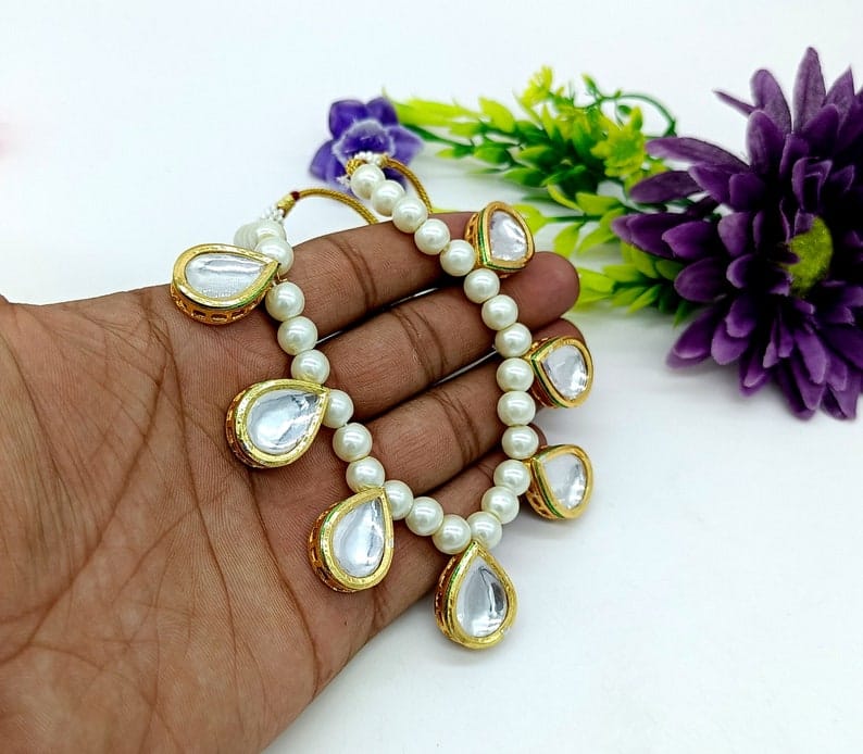 Fine Kundan Necklace - Image 6