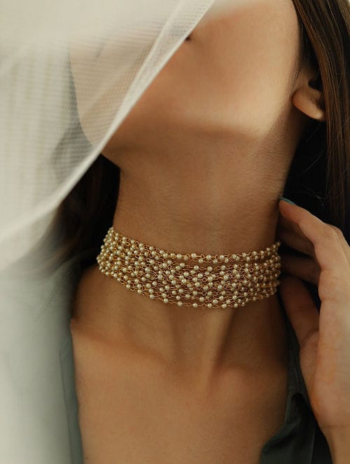 Pearl Choker Set