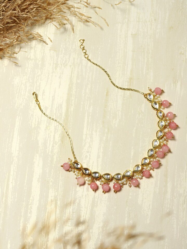 22kt Gold Plated Kundan Necklace Set