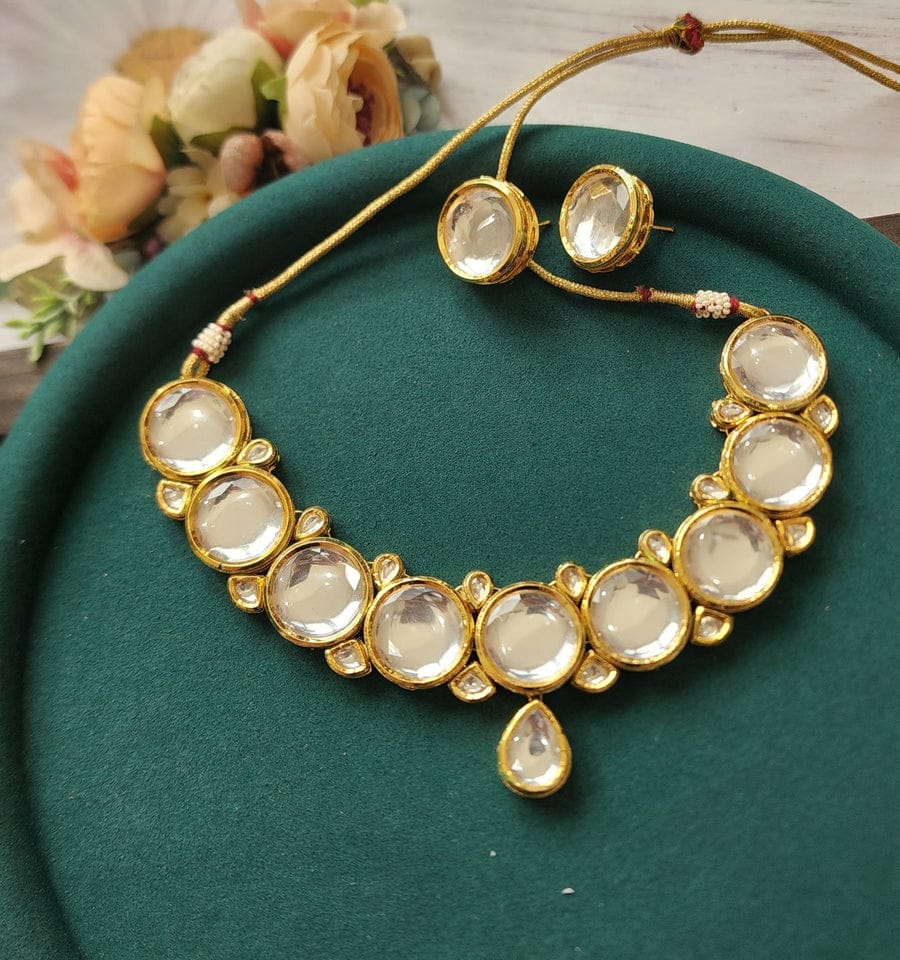 Kundan Choker Necklace Set